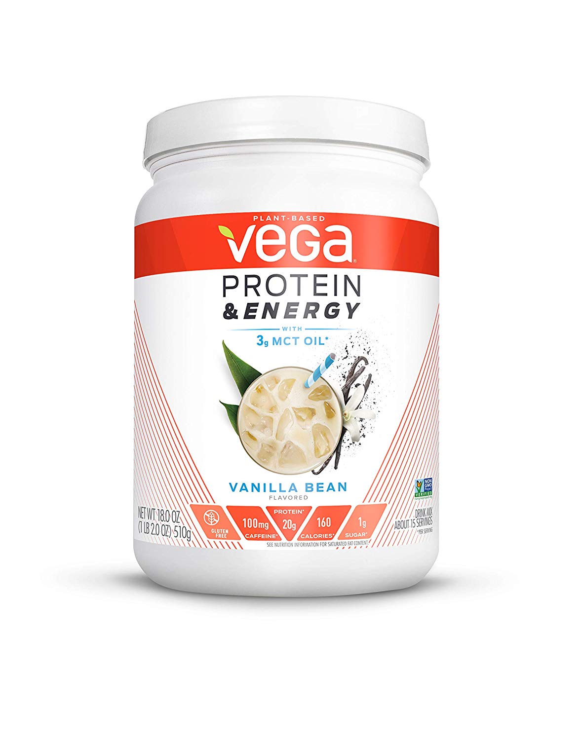 Vega - Protein & Energy Vanilla 1Lb       TEMPORARILY UNAVAILABLE