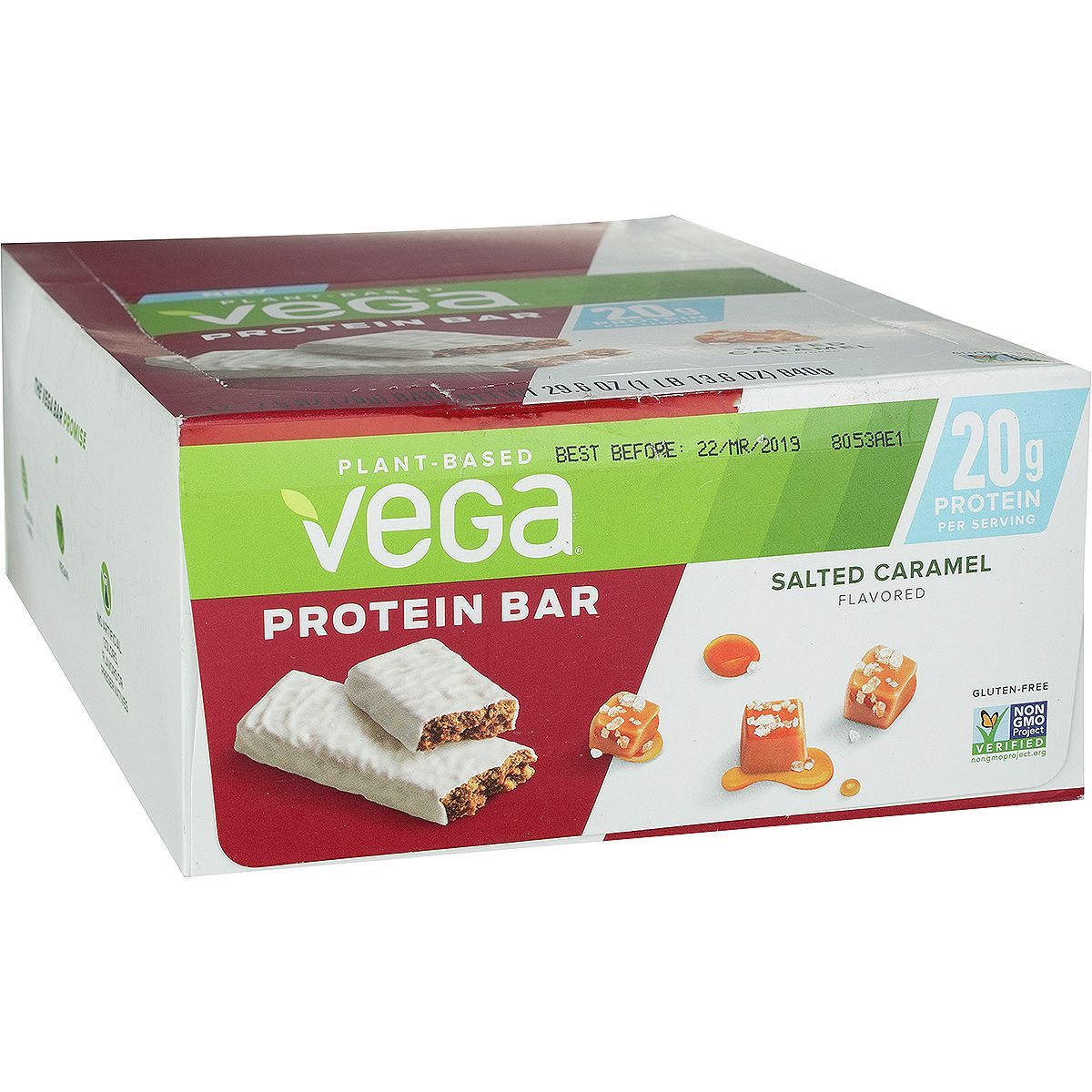 Vega - Vega Protein Bar Salted Caramel 12 Box-OUT OF STOCK