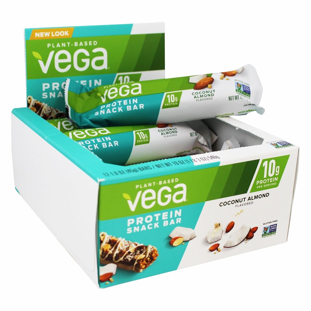 Vega - Vega Snack Bar Cocnut Almond 12 Box-UNAVAILABLE