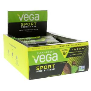 Vega - Vega Sport Bar Mint Chocolate 12 Box-OUT OF STOCK
