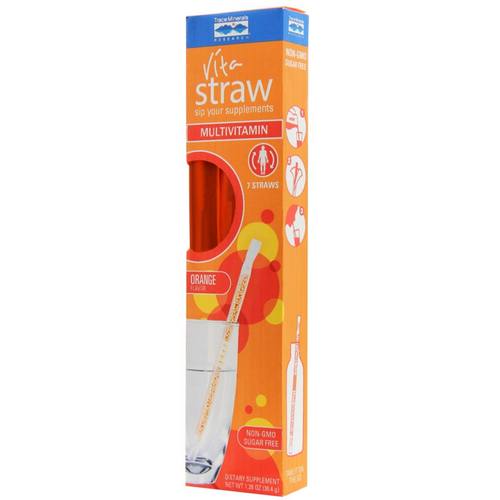 Trace Minerals Vita Straw Orange Multivitamin 7 Serv