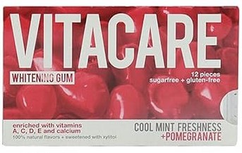 Vitacare - Gum,Whitening,Mint+Pom 12 Ct