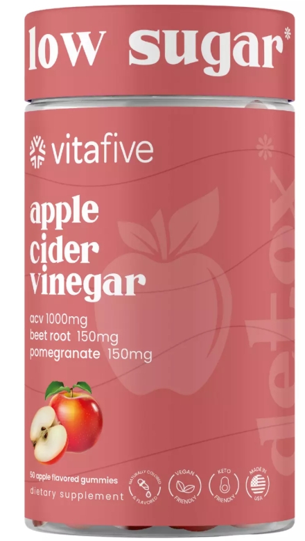 Vitafive Apple Cider Vngr 1000Mg 50Pc