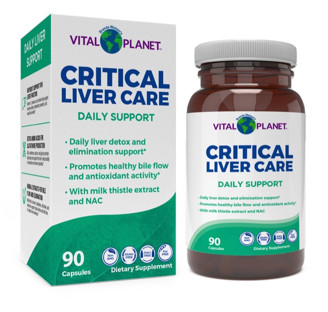 Vital Planet Critical Liver Care - Daily Support, 90 Capsules