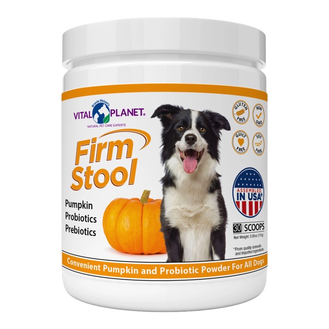 Vital Planet Firm Stool - Diarrhea Relief Support Powder for Dogs, 30 Servings