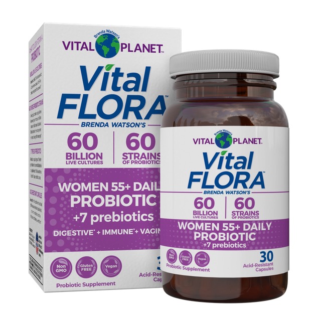 Vital Planet Flora Dog Probiotic - Powder, 60 Servings