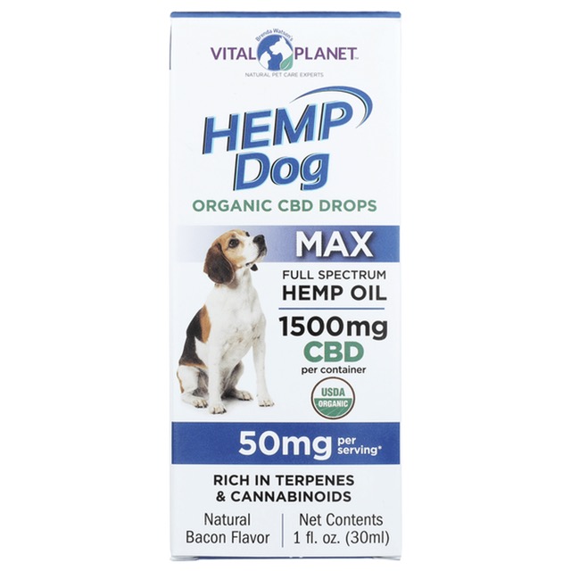 Vital Planet Hemp Dog, Organic CBD, 1,500mg � 30ml