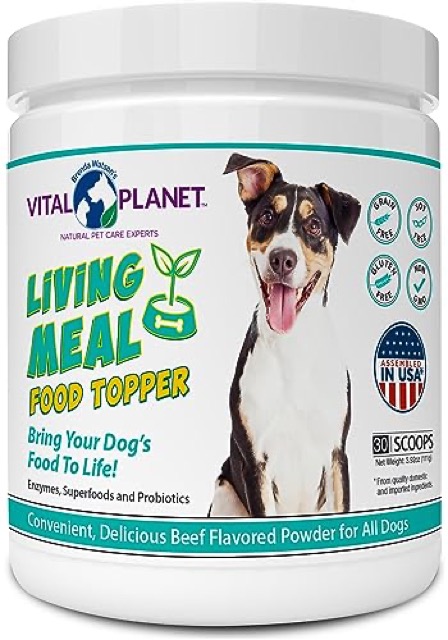 Vital Planet Living Meal Dog Food Topper - Powder, 30 Servings (111g)