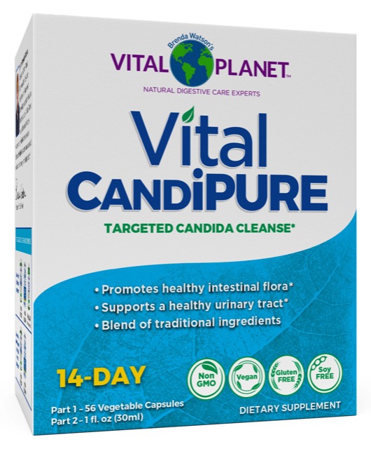 Vital Planet Vital CandiPURE - 2-Part Targeted Yeast Cleanse Kit, 56 Capsules