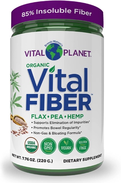 Vital Planet Vital Fiber - From Flax, Pea & Hemp Powder, 12 oz