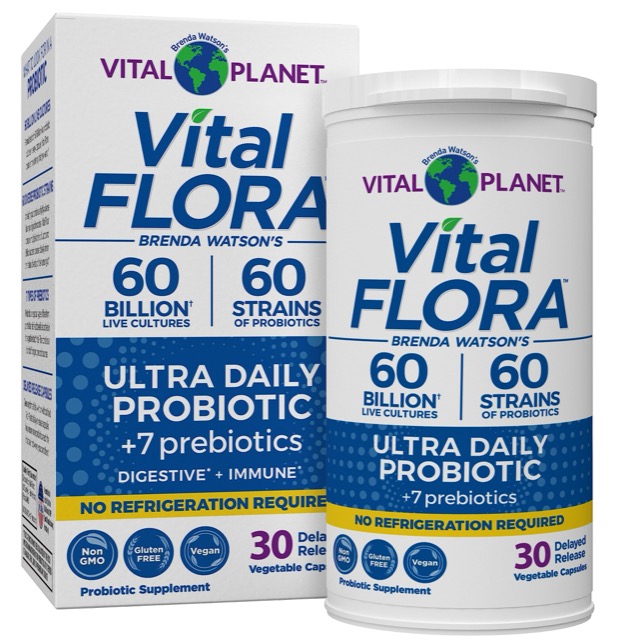 Vital Planet Vital Flora 60B, 60 Strain, Ultra Daily Shelf Stable � 60ct
