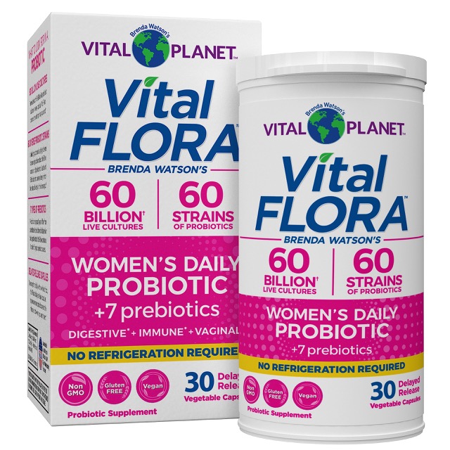 Vital Planet Vital Flora 60B, 60 Strain, Women�s Shelf Stable � 60ct