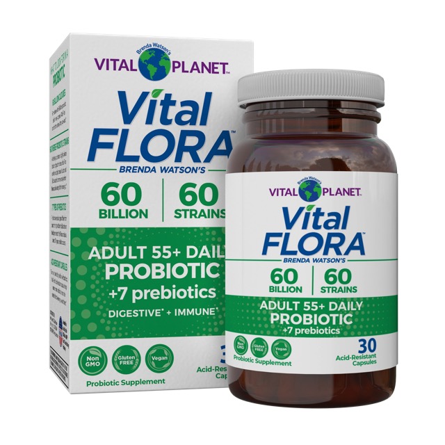 Vital Planet Vital Flora Adult 55+ Daily Probiotic - Refrigerated, 30 Capsules