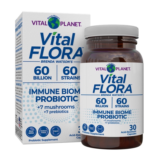 Vital Planet Vital Flora Immune Biome Probiotic - 30 Capsules