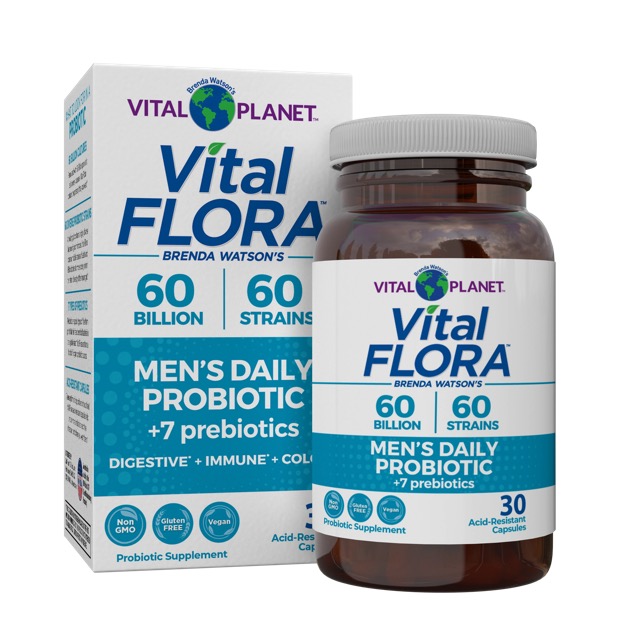 Vital Planet Vital Flora Men�s Daily Probiotic - Refrigerated, 30 Capsules