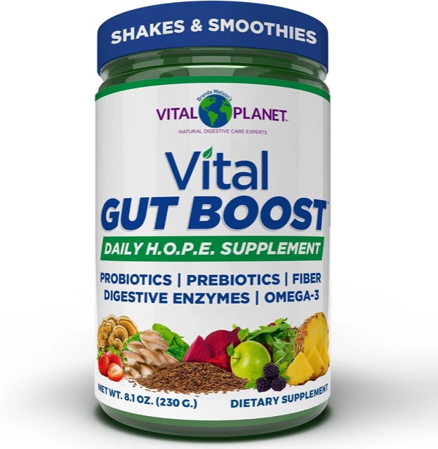 Vital Planet Vital Gut Boost - Brenda Watson�s H.O.P.E. Formula, 60 Capsules