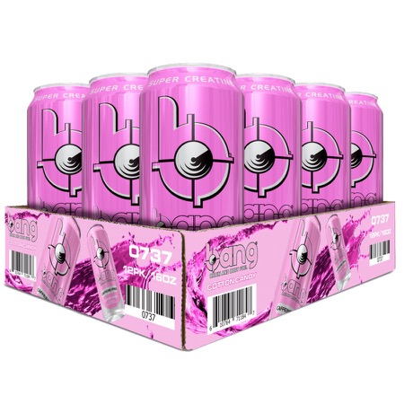 VPX - Bang Caffeine Free Cotton Candy  12 cans 16oz each