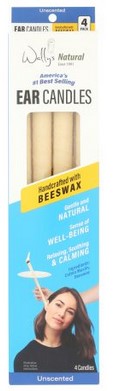 Wallys - 100% Beeswax Candles 4 ct