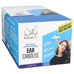 Wallys - Lavender Soy Candles Display 75 pc