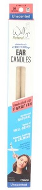 Wallys - Plain Paraffin Candles 2-Pack Box 2 pc