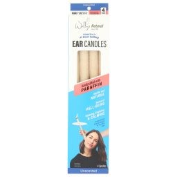Wallys - Plain Paraffin Candles 4-Pack Box 4 pc