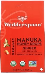 Wedderspoon Drop Manuka Ginger 4Oz