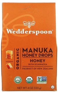 Wedderspoon Drop Manuka Honey 4Oz