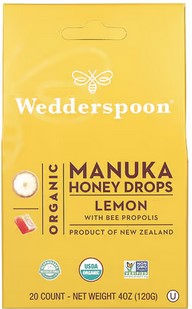 Wedderspoon Drop Manuka Lemon 4Oz