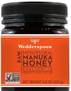 Wedderspoon Honey Raw Manuka K Factor 16 8.8Oz