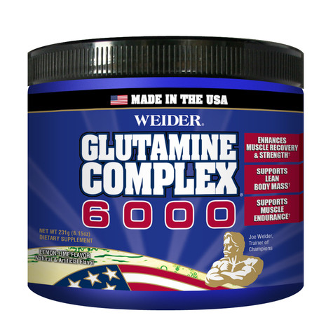 Weider Glutamine Complex 6000 Lemon Lime 300GM