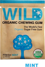 Wild Organic Chewing Gum Chewing Gum,Og2,Mint .53 OZ-TEMP OUT OF STOCK