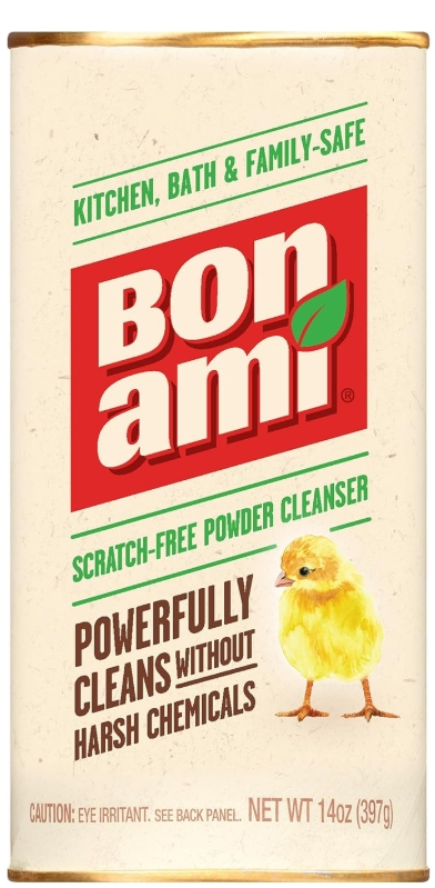 BON AMI Powder Cleanser for Kitchens & Bathrooms - All Types of Surfaces 14 oz 