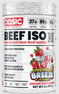 Basic Supplements Beef Iso Hydrolyzed Clear Beef Isolate 2 lb Strawberry Breeze Flavor 30 Servings