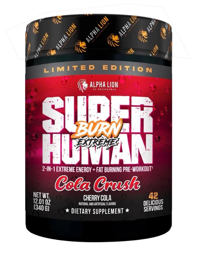 Alpha Lion Super Human Burn Extreme Cola Crush Cherry Cola 21 servings