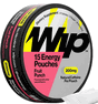 WIP - Energy Pouches 200mg Caffeine 10 Pouches (1 tin) Fruit Punch Flavor