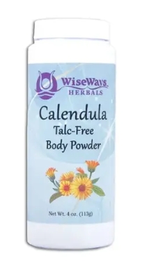 WiseWays Herbals Calendula Talc-Free Body Powder 3 oz.