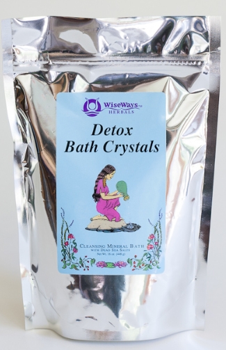 WiseWays Herbals Detox Bath Crystals 16 oz.