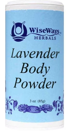 WiseWays Herbals Lavender Talc-Free Body Powder 4 oz.