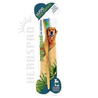WOOBAMBOO  Dog Tbrsh,Large,Sft,Bl/Gr 1Ct