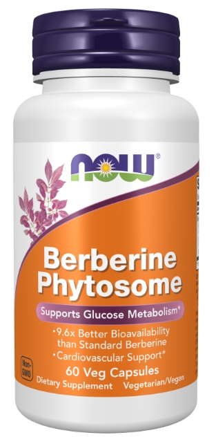 Now Vitamins - Berberine Phytosome 60 Veg Capsules