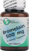 World Organics Bromelain 500mg 100 CAPS-OUT OF STOCK