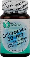World Organics Chlorocap 50mg 90 SOFTG