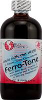 World Organics Ferro-Tone Liquid Iron Plus herbs 16 OZ-TEMP UNAVAILABLE