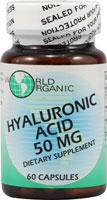 World Organics Hyaluronic Acid 50mg 60 CAPS
