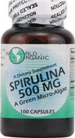 World Organics Spirulina 500mg 100 CAPS