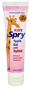 Xlear - Spry Kids Tooth Gel Bubble Gum 2 fl oz