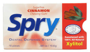 Xlear - Spry Chewing Gum with Xylitol Cinnamon - 10 Piece(s)-OUT OF STOCK