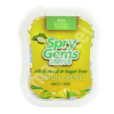 Xlear - Spry Gems Mints Lemon Creme  40 Count-OUT OF STOCK