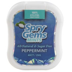  Xlear - Spry Gems Peppermint Mints 40 Mints-OUT OF STOCK