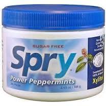 Xlear - Sugar Free Spry Power Peppermints Peppermint 240 Pieces